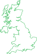 United Kingdom map outline