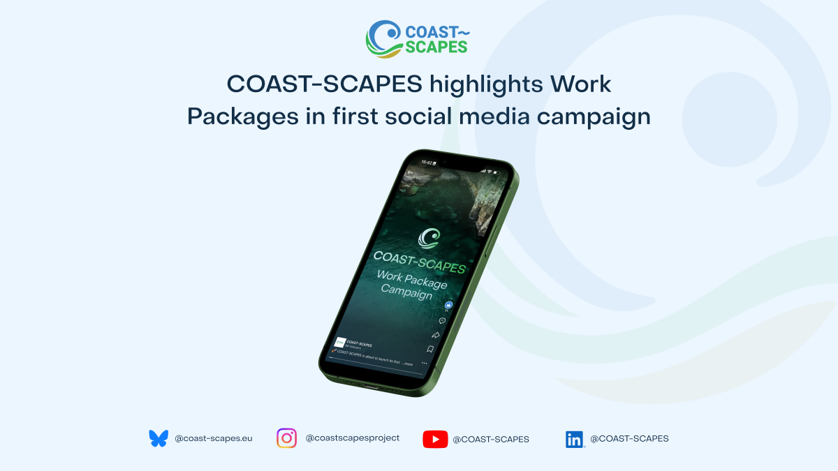 COAST-SCAPES highlights Work Packages in first social media campaign