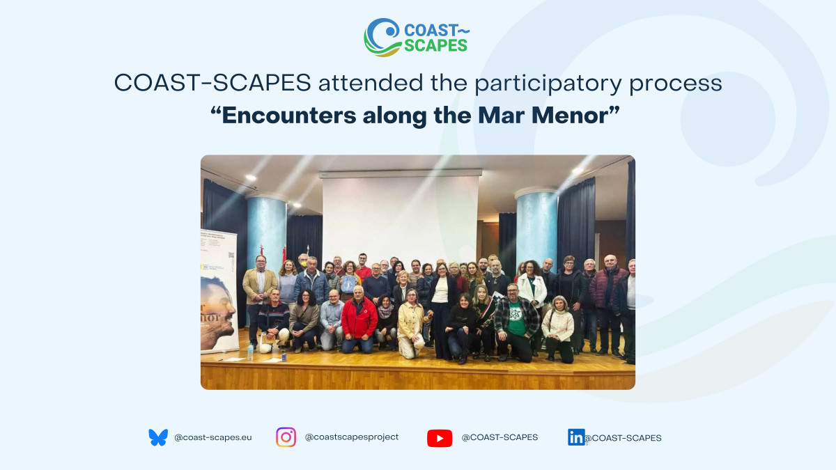 COAST-SCAPES attended the participatory process “Encounters along the Mar Menor”