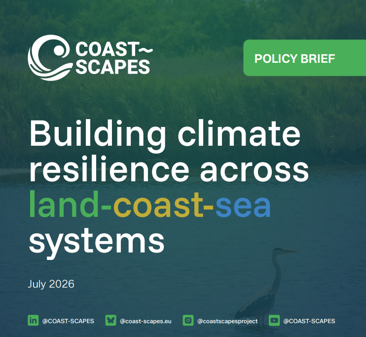 COAST-SCAPES publishes a policy brief on the importance of integrated action to strengthen coastal climate resilience